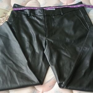 Zara Faux Leather Trousers